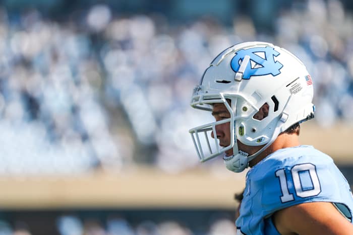 UNC football quarterback Drake Maye
